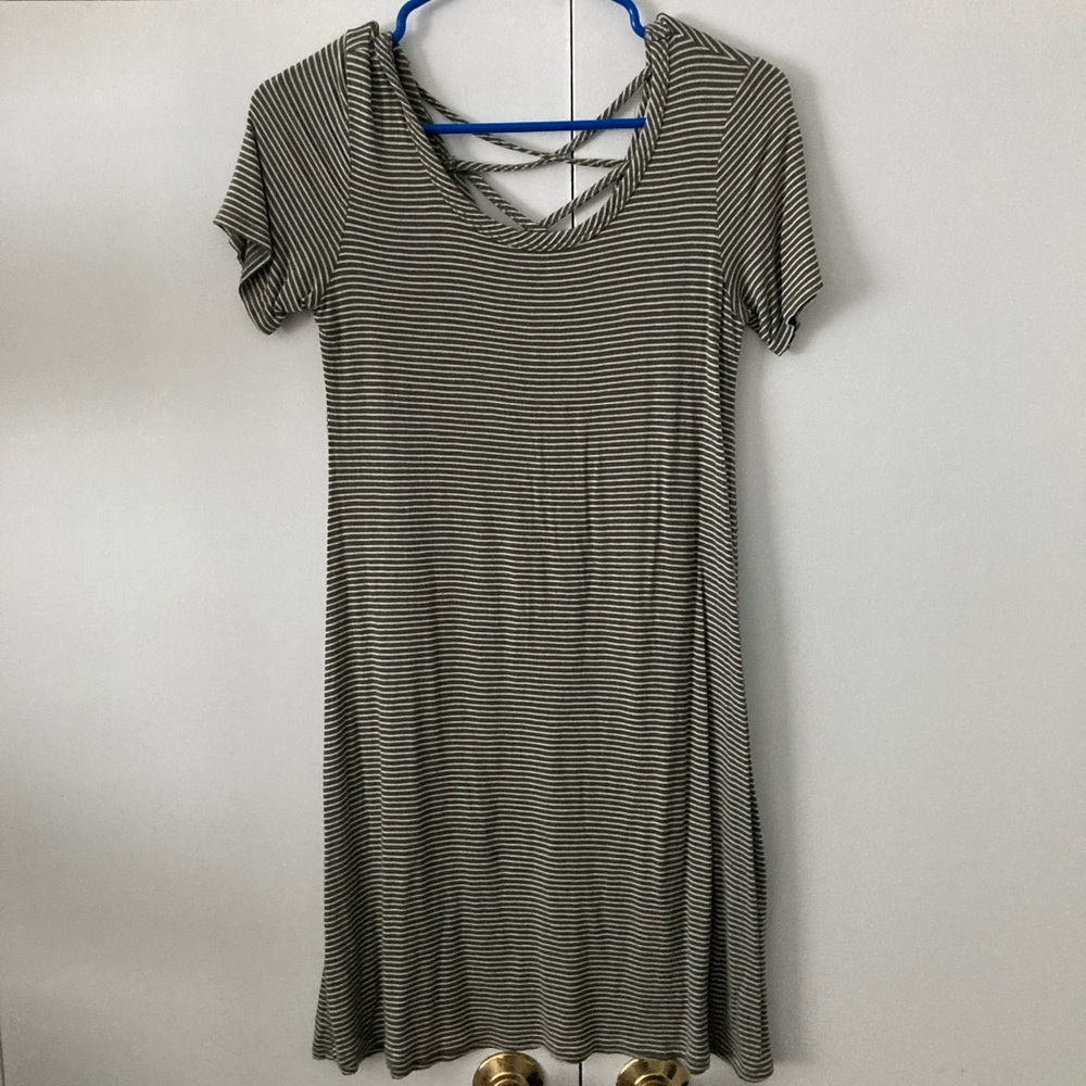 Striped tshirt dress